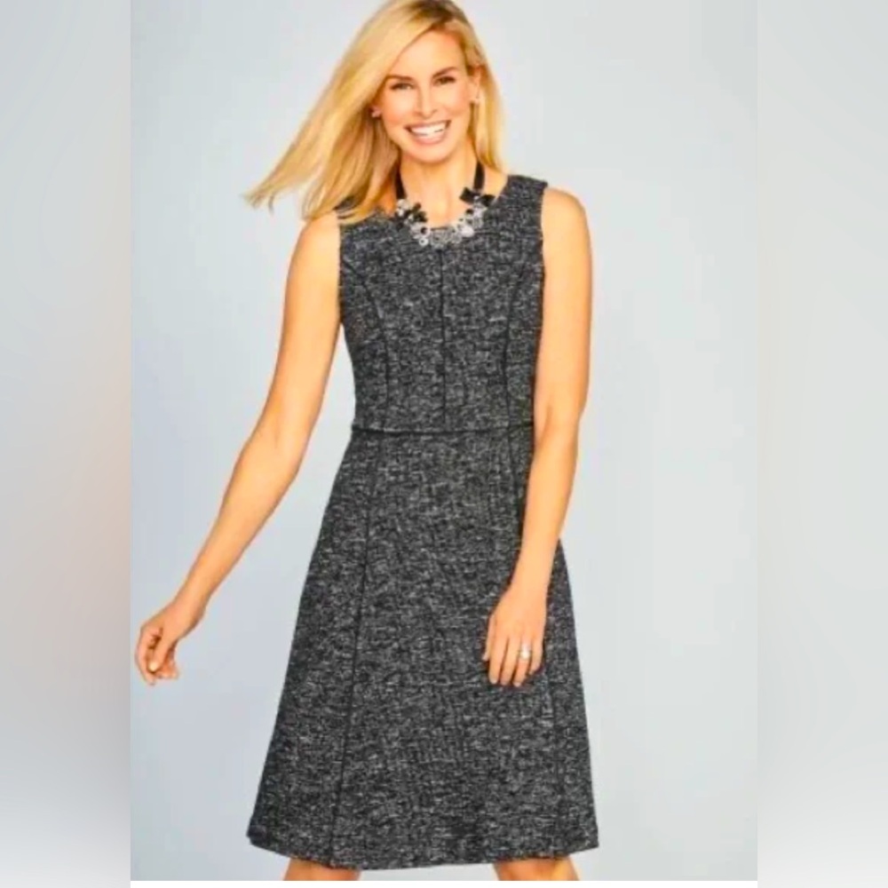 NWT Talbots Tweed Dress Size 2